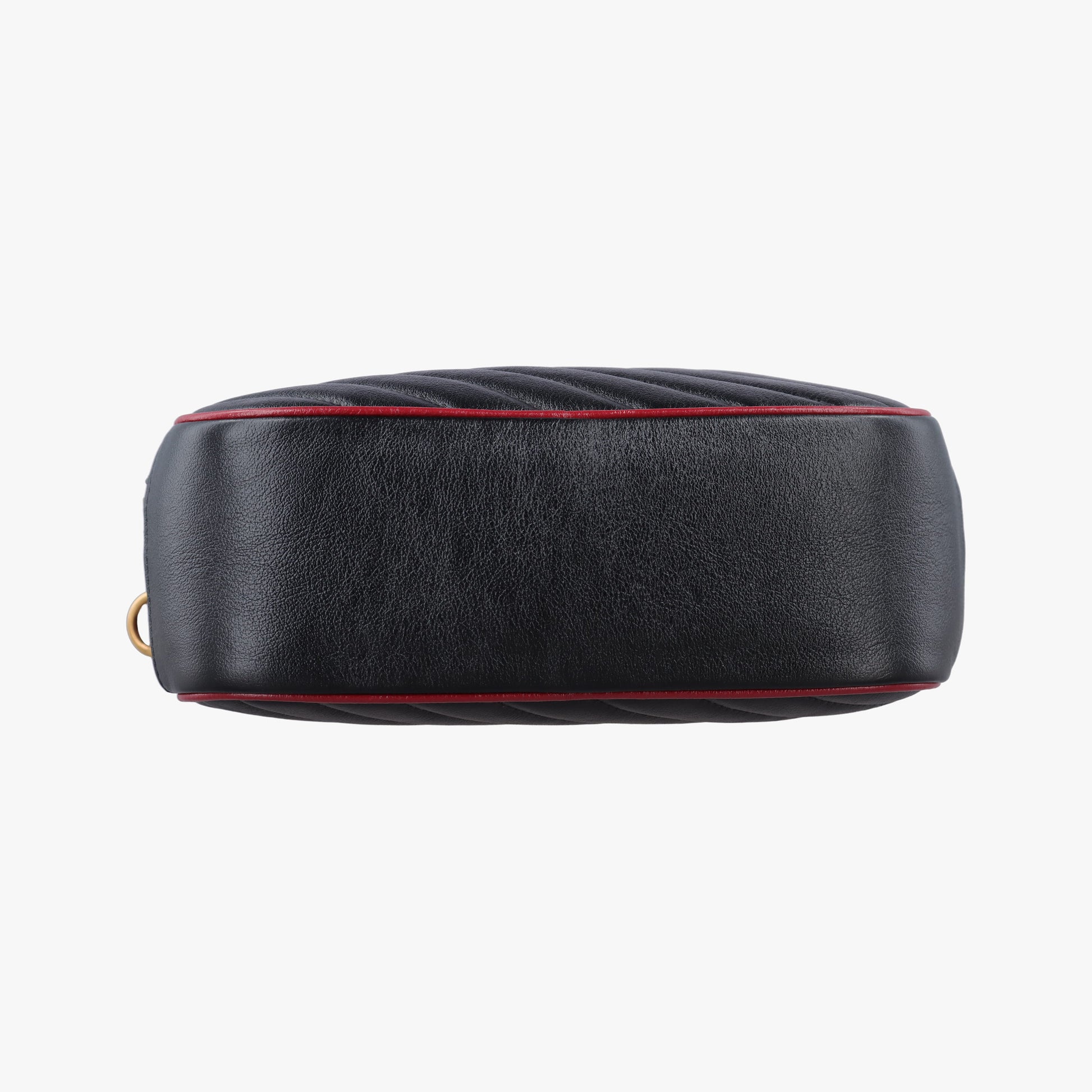 GG Marmont Bamboo Top Handle Black×red Leather 602270 G031105502GGマーモント バンブー トップ ハンドル ブラック×レッド レザー 602270 G031105502