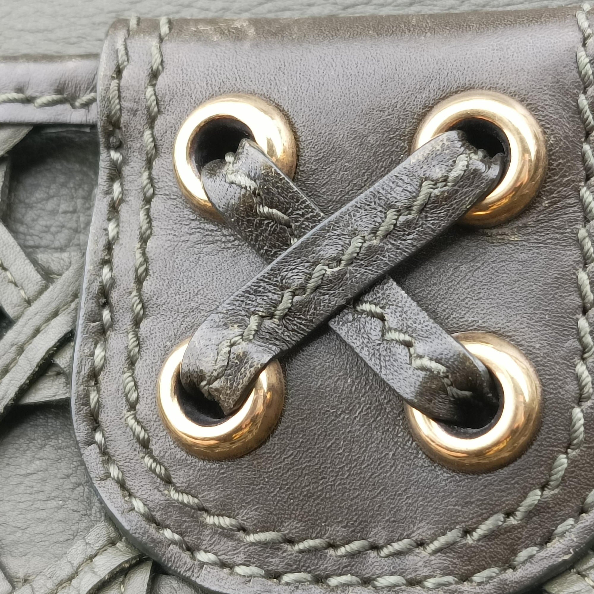 Lattice Messenger Green leather 13-MA-0150ラティスメッセンジャー グリーン レザー 13-MA-0150