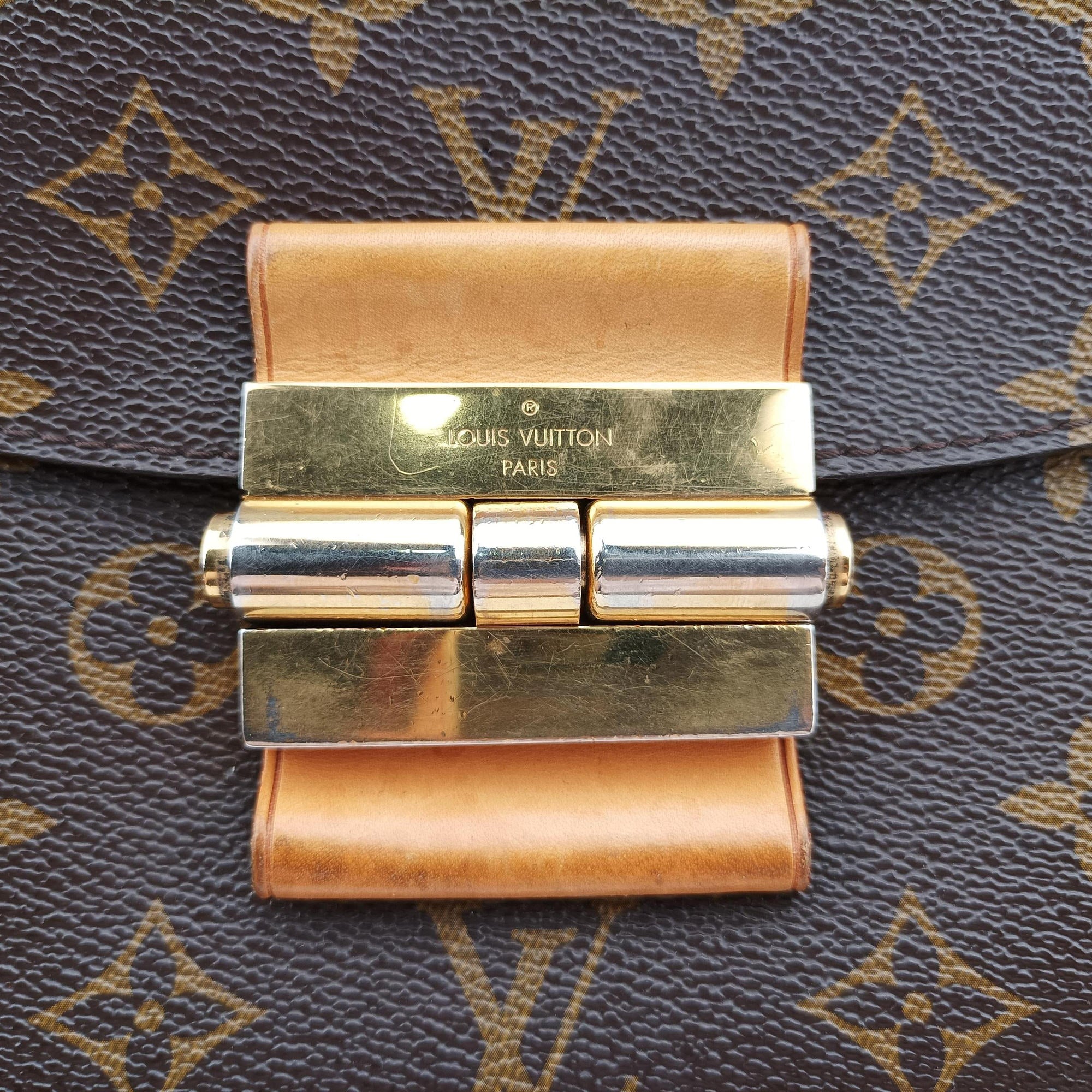 OLYMPE Brown×QUETSCHE Monogram Canvas×calf leather M40926 SP1103オランプ モノグラム×ケッチュ モノグラムキャンバス × カーフレザー M40926 SP1103