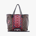 Neverfull MM Kabuki Daruma　Yamamoto Kansai Nicola Ghesquiere 2018 Japan Limited brown×multi Monogram Canvas M43499 GI4107  IC ChipネヴァーフルMM 歌舞伎 ダルマ 山本寛斎 ニコラ ジェスキエール 日本限定 モノグラム/ブラウン×マルチ モノグラムキャンバス M43499 GI4107  ICチップ