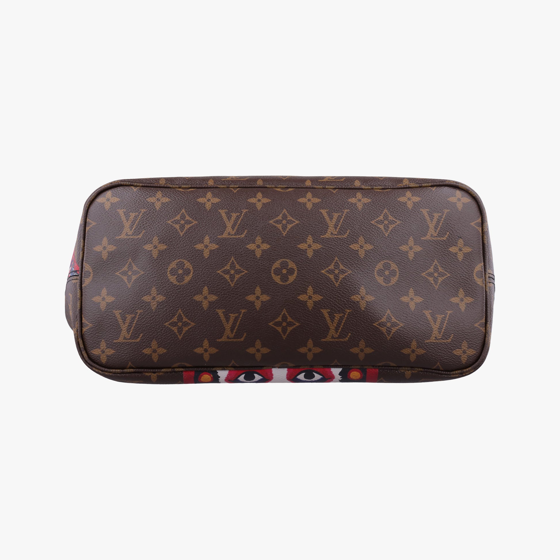 Neverfull MM Kabuki Daruma　Yamamoto Kansai Nicola Ghesquiere 2018 Japan Limited brown×multi Monogram Canvas M43499 GI4107  IC ChipネヴァーフルMM 歌舞伎 ダルマ 山本寛斎 ニコラ ジェスキエール 日本限定 モノグラム/ブラウン×マルチ モノグラムキャンバス M43499 GI4107  ICチップ