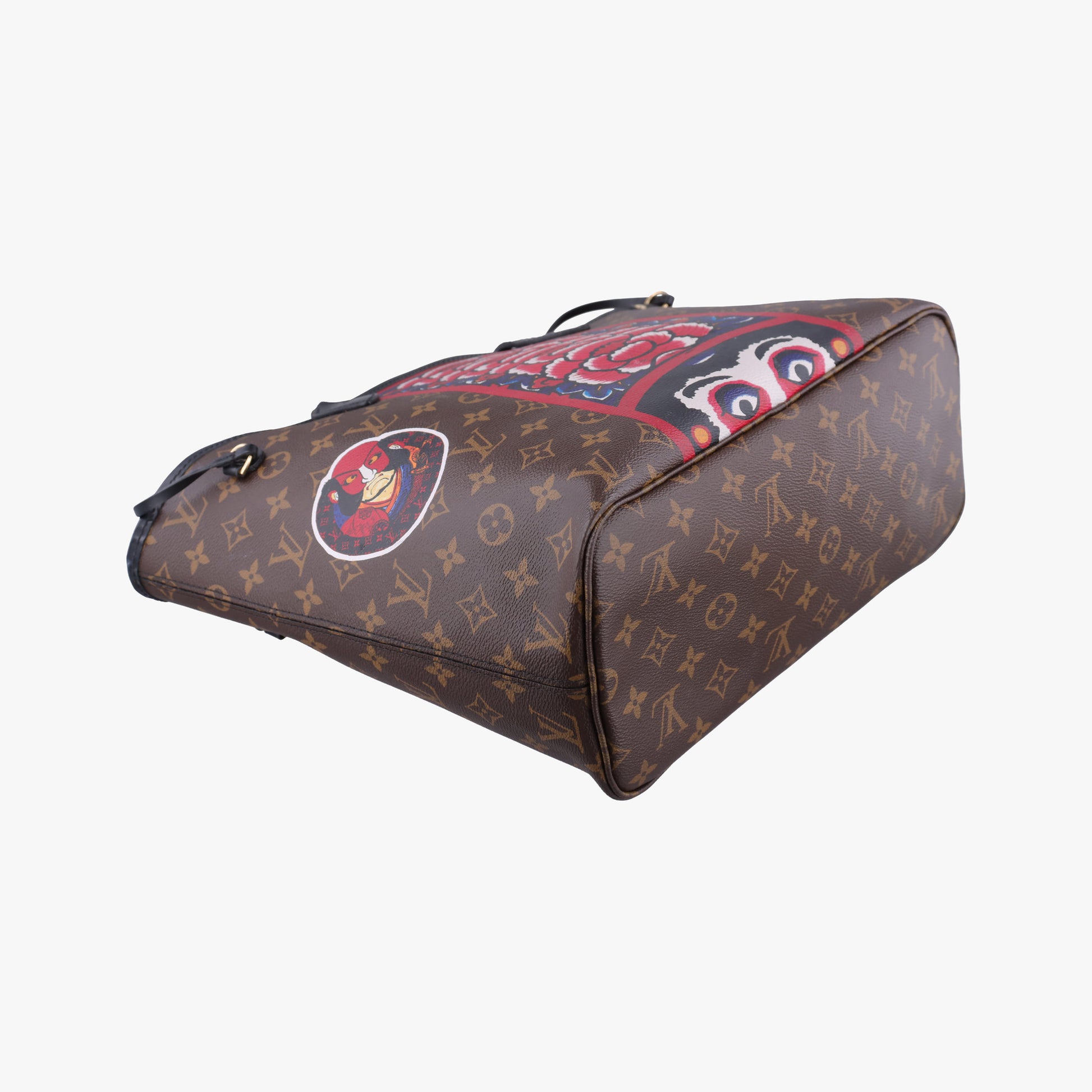 Neverfull MM Kabuki Daruma　Yamamoto Kansai Nicola Ghesquiere 2018 Japan Limited brown×multi Monogram Canvas M43499 GI4107  IC ChipネヴァーフルMM 歌舞伎 ダルマ 山本寛斎 ニコラ ジェスキエール 日本限定 モノグラム/ブラウン×マルチ モノグラムキャンバス M43499 GI4107  ICチップ