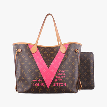 Neverfull MM brown×Grenard Pink Monogram Canvas M41602 CA1135ネヴァーフル MM  モノグラム/ブラウン×グルナード モノグラムキャンバス M41602 CA1135