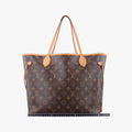 Neverfull MM brown×Grenard Pink Monogram Canvas M41602 CA1135ネヴァーフル MM  モノグラム/ブラウン×グルナード モノグラムキャンバス M41602 CA1135