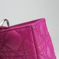Lady Dior Rose lambskin 08-MA-0122レディディオール ローズ レッド ラムスキン 08-MA-0122