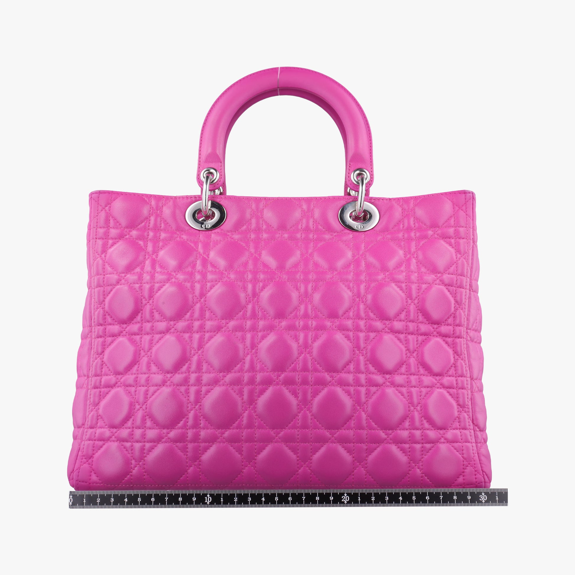 Lady Dior Rose lambskin 08-MA-0122レディディオール ローズ レッド ラムスキン 08-MA-0122