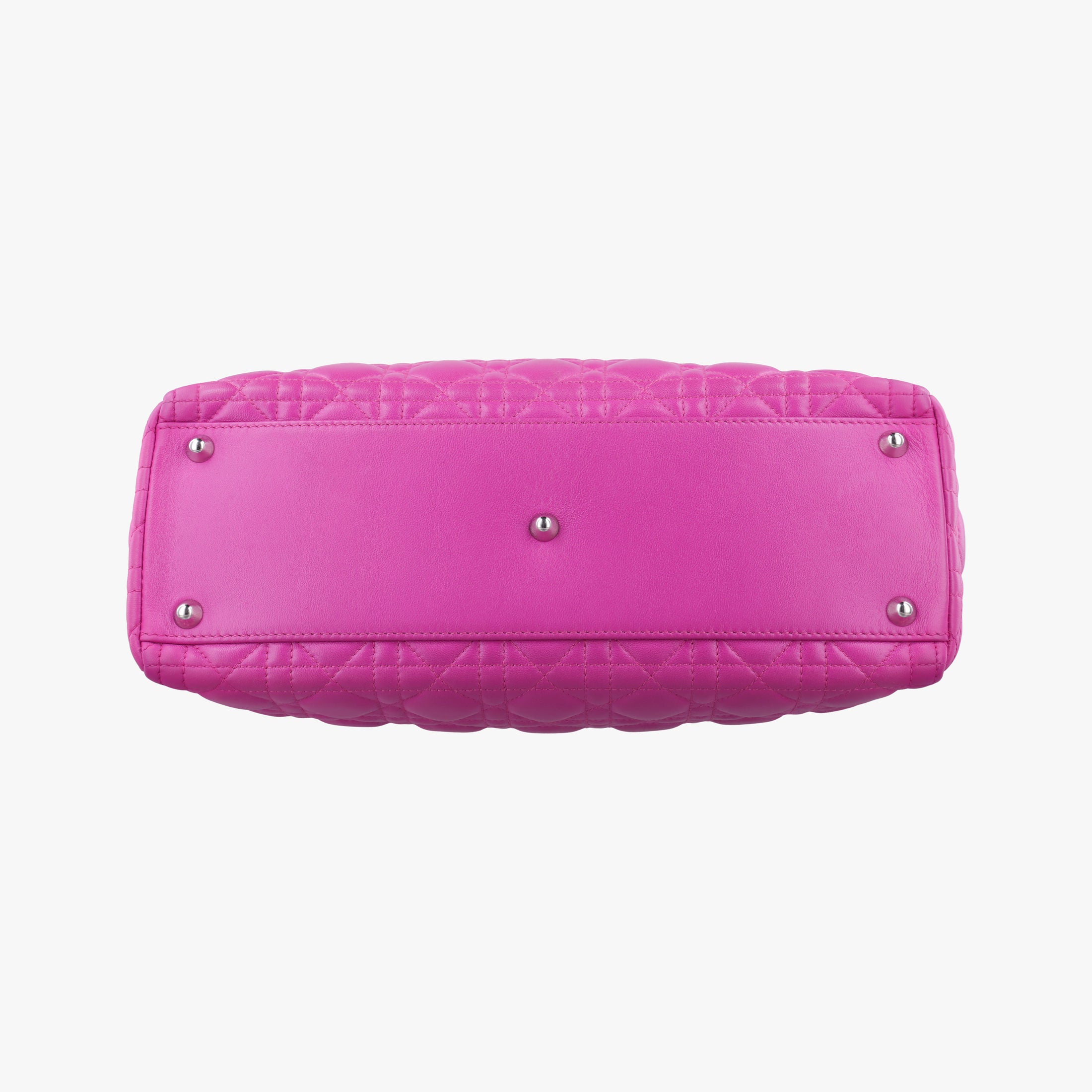 Lady Dior Rose lambskin 08-MA-0122レディディオール ローズ レッド ラムスキン 08-MA-0122