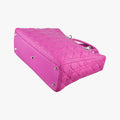 Lady Dior Rose lambskin 08-MA-0122レディディオール ローズ レッド ラムスキン 08-MA-0122