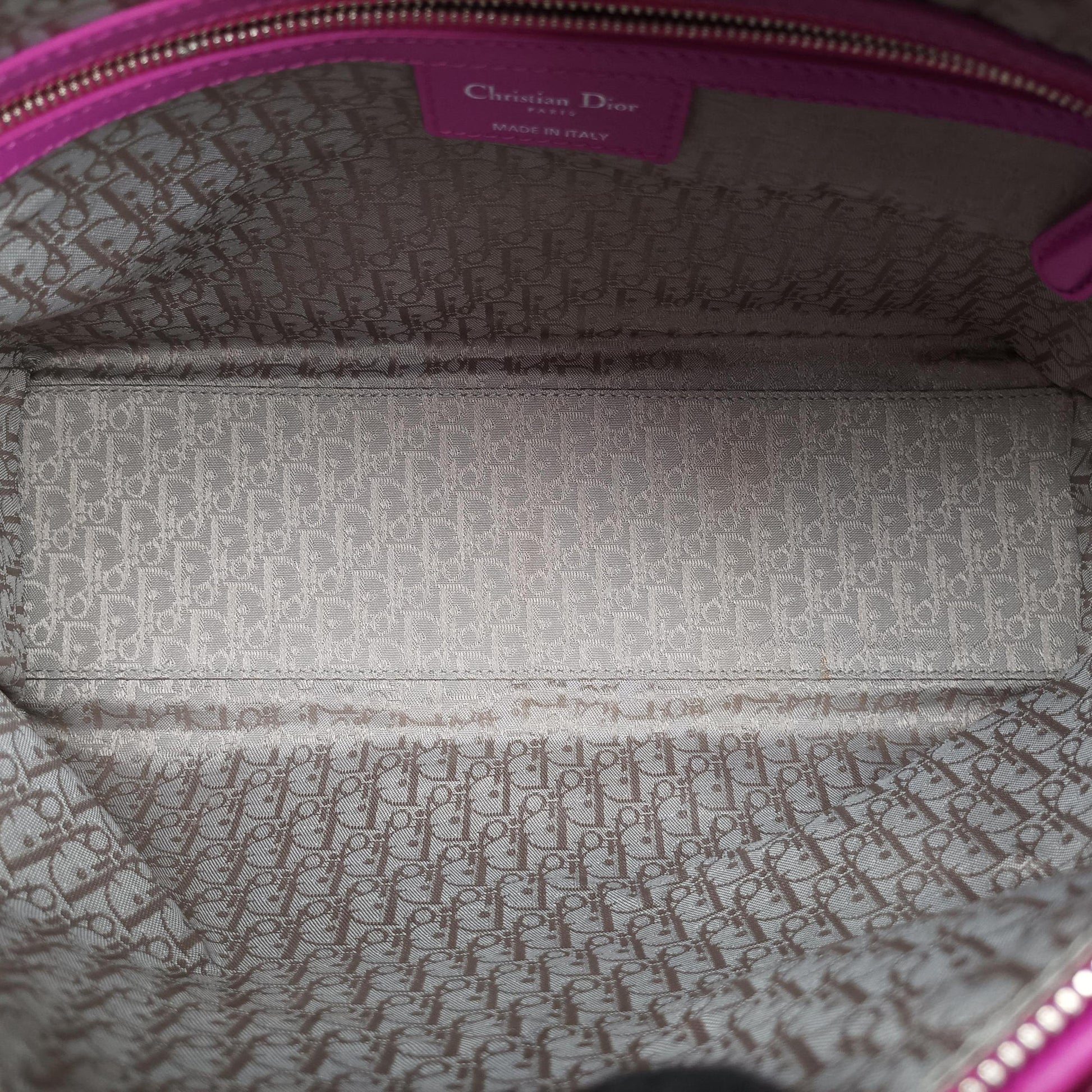Lady Dior Rose lambskin 08-MA-0122レディディオール ローズ レッド ラムスキン 08-MA-0122