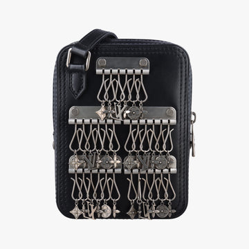 Danube messenger Black Leather M53975 CA2179 IC Chipダヌーブメッセンジャー ブラック レザー M53975 CA2179 ICチップ