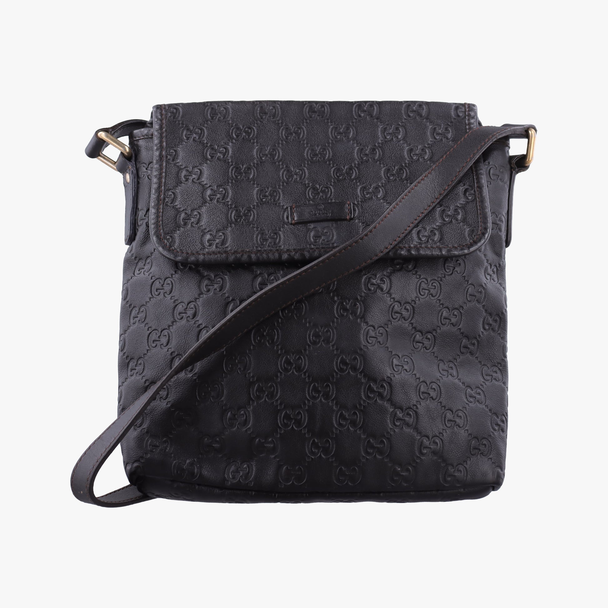 GG Plus GG Supreme Brown leather 223666 D015647508GGプラス GGスプリーム ブラウン レザー 223666 D015647508