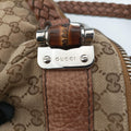 Medium Bamboo Brown canvas×leather 232959 F8323206ミディアム バンブー ブラウン キャンバス×レザー 232959 F8323206