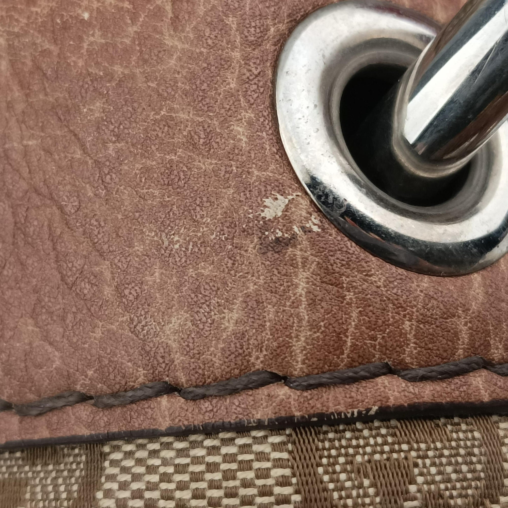 Medium Bamboo Brown canvas×leather 232959 F8323206ミディアム バンブー ブラウン キャンバス×レザー 232959 F8323206
