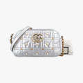 GG Marmont Silver Leather 447632 G021273675GGマーモント シルバー レザー 447632 G021273675
