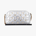 GG Marmont Silver Leather 447632 G021273675GGマーモント シルバー レザー 447632 G021273675