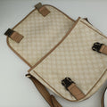 GG Plus Messenger beige PVC coated canvas×Leather 201732 G5501283GGプラス メッセンジャー ベージュ PVCコーティングキャンバス×レザー 201732 G5501283