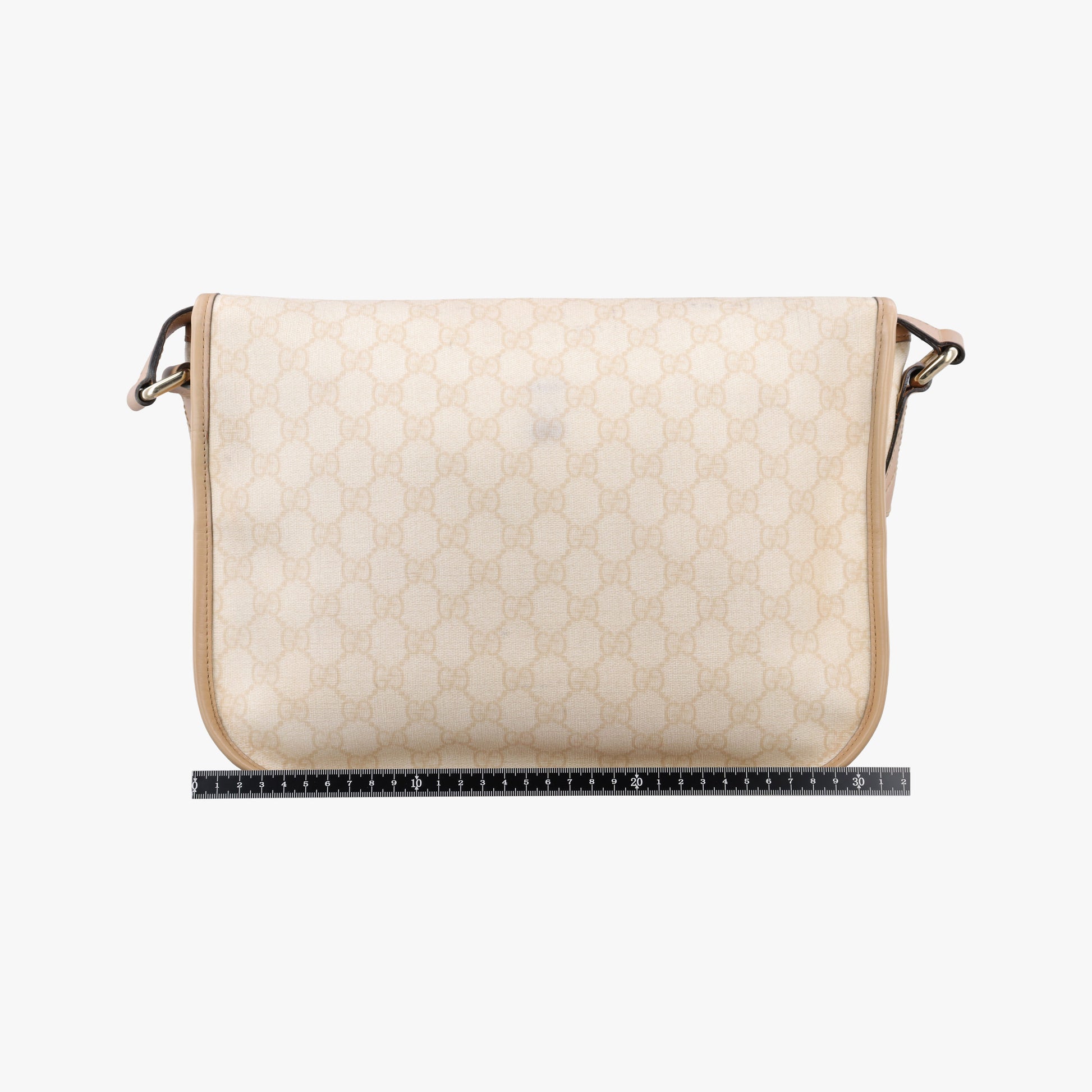 GG Plus Messenger beige PVC coated canvas×Leather 201732 G5501283GGプラス メッセンジャー ベージュ PVCコーティングキャンバス×レザー 201732 G5501283