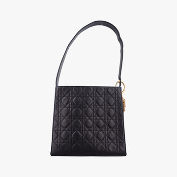 Lady Dior Black Lambskin MA-0957レディディオール ブラック ラムスキン MA-0957