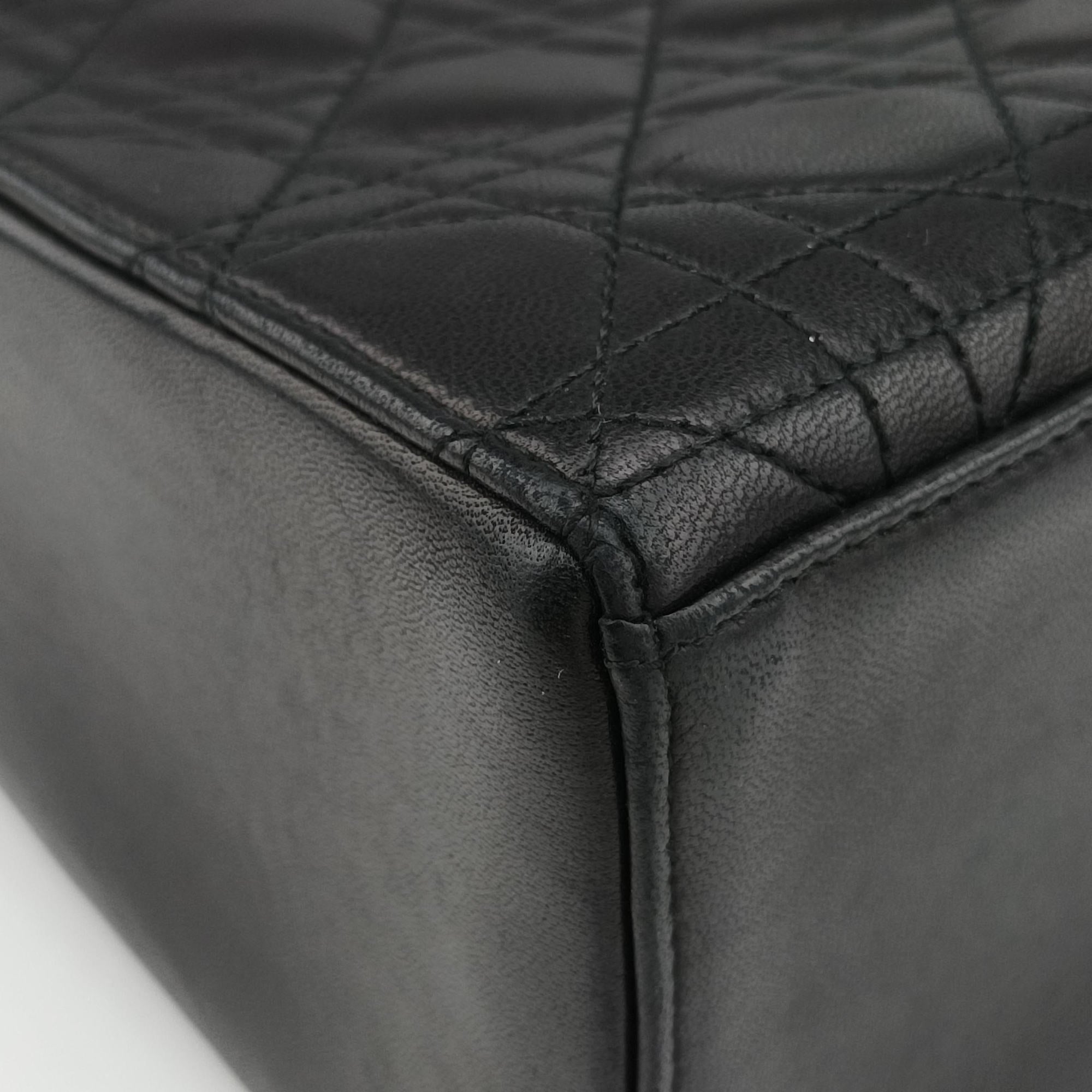 Lady Dior Black Lambskin MA-0957レディディオール ブラック ラムスキン MA-0957