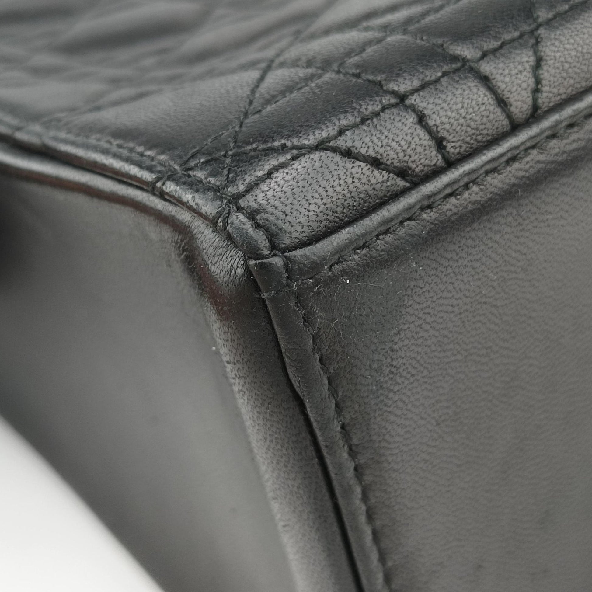 Lady Dior Black Lambskin MA-0957レディディオール ブラック ラムスキン MA-0957