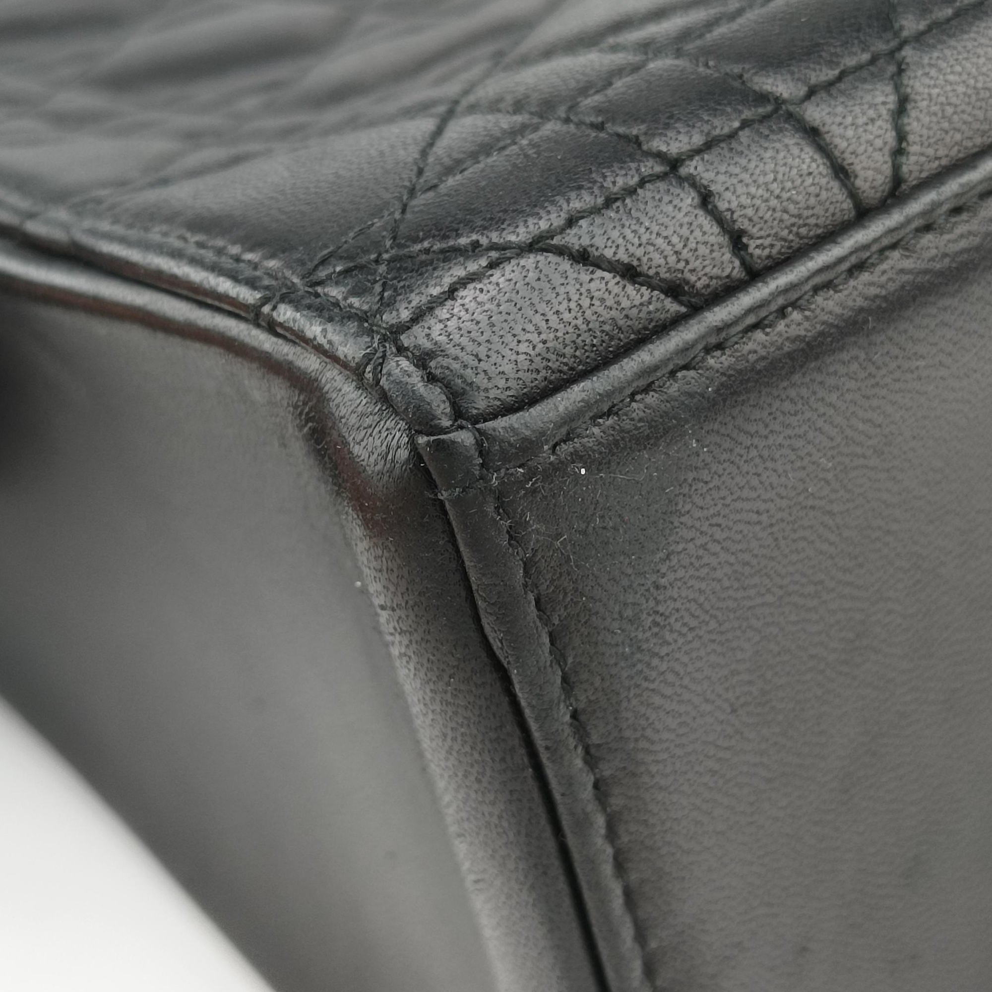 Lady Dior Black Lambskin MA-0957レディディオール ブラック ラムスキン MA-0957