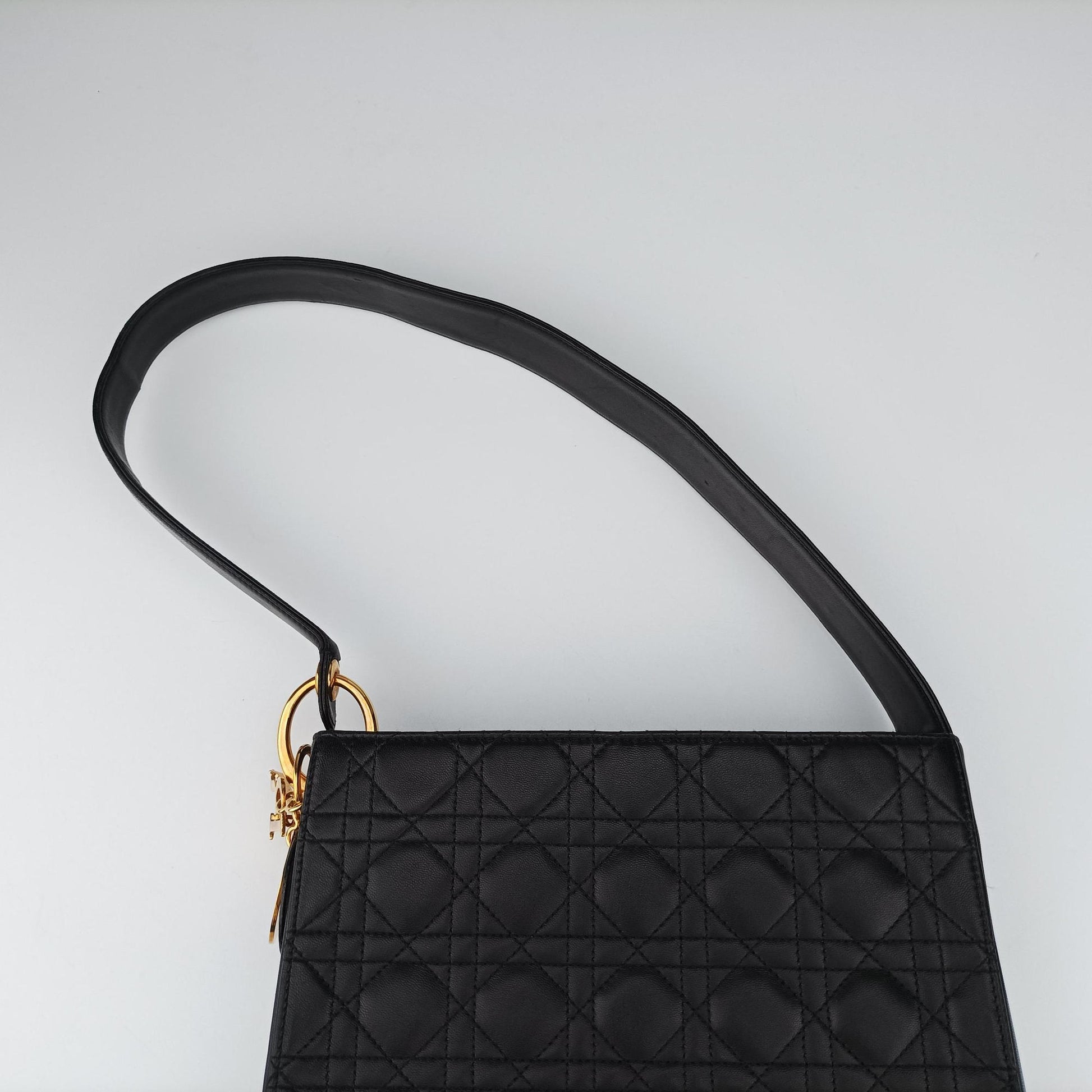 Lady Dior Black Lambskin MA-0957レディディオール ブラック ラムスキン MA-0957