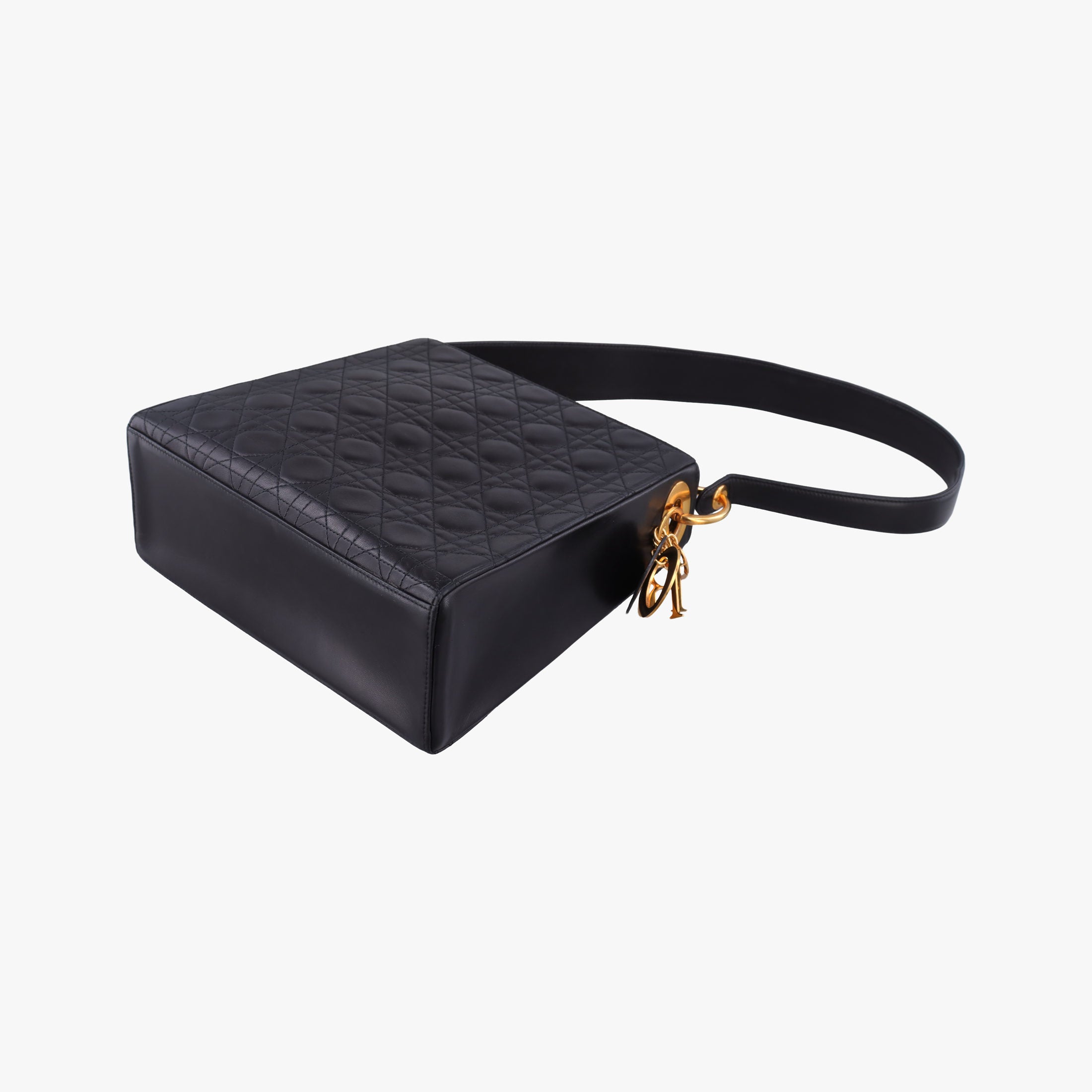 Lady Dior Black Lambskin MA-0957レディディオール ブラック ラムスキン MA-0957