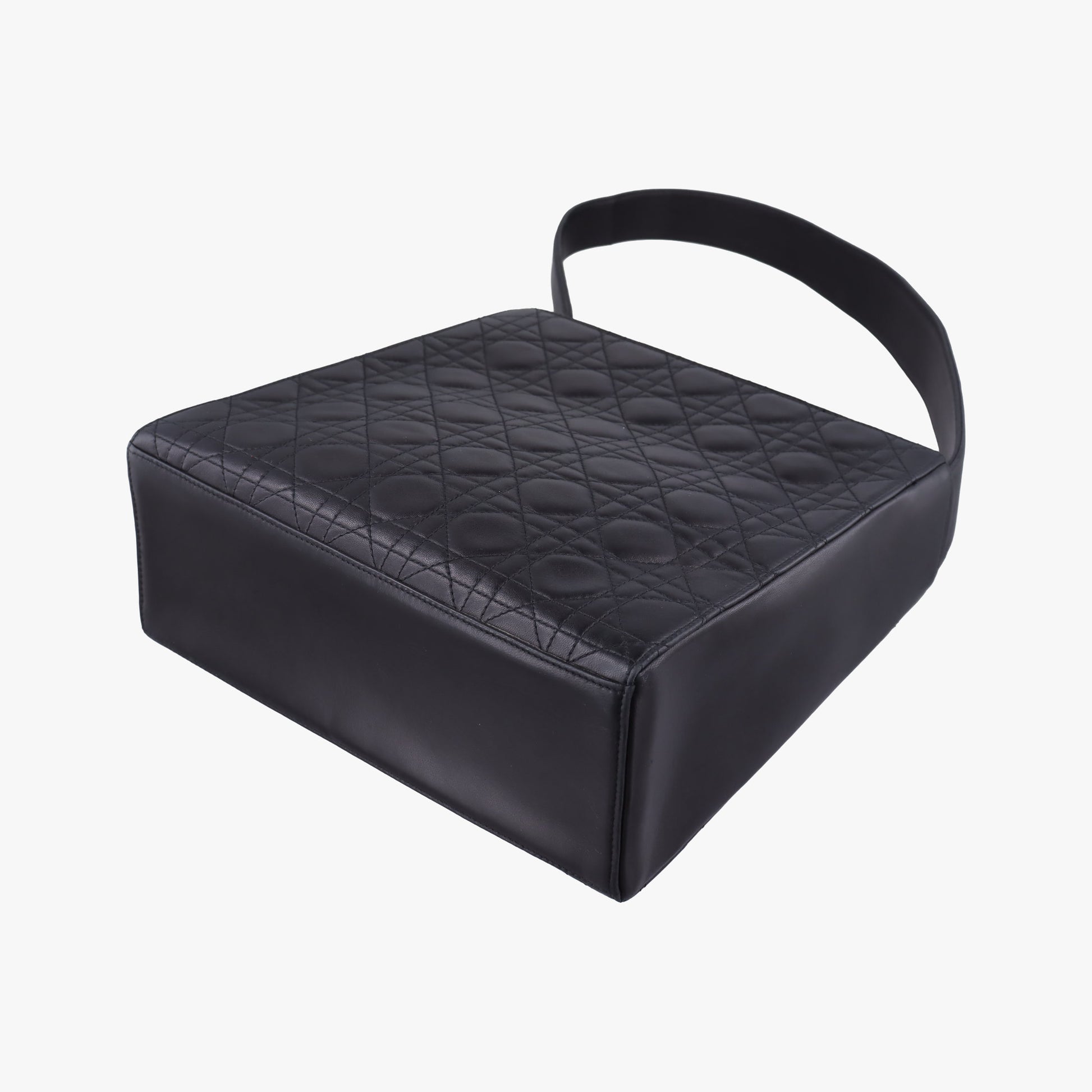 Lady Dior Black Lambskin MA-0957レディディオール ブラック ラムスキン MA-0957