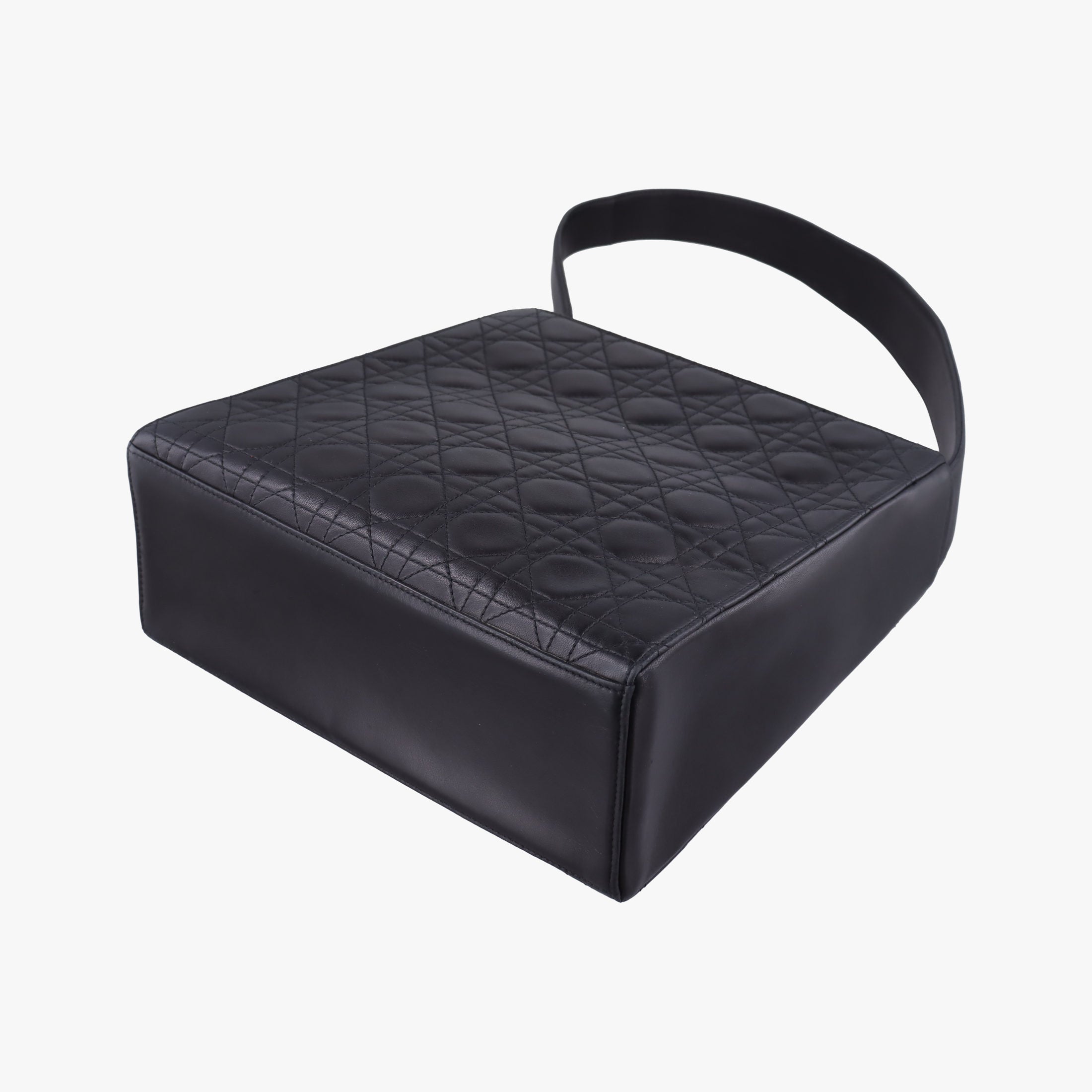 Lady Dior Black Lambskin MA-0957レディディオール ブラック ラムスキン MA-0957