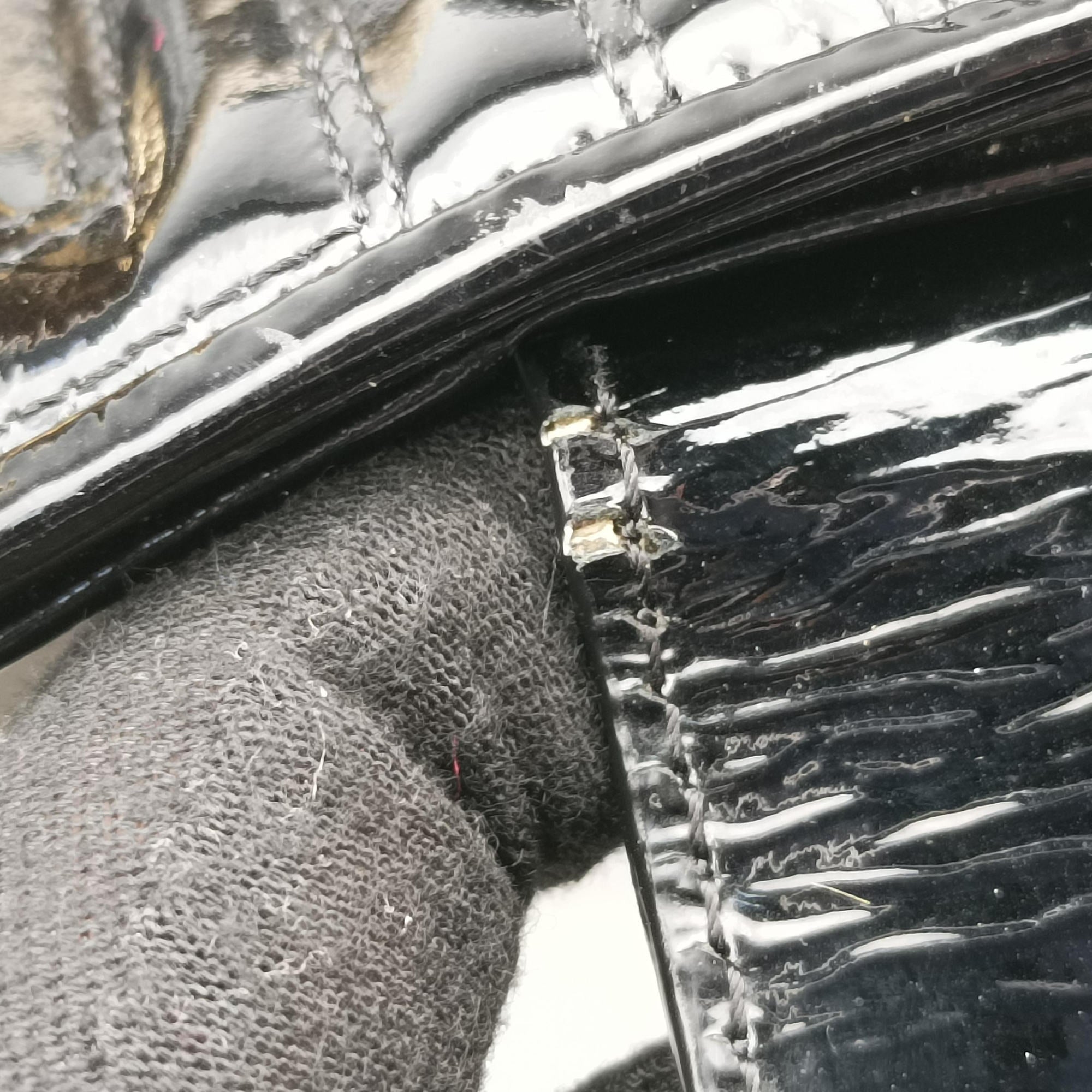 Snap Out Of It Black Patent スナップアウト オブ イット ブラック パテント 