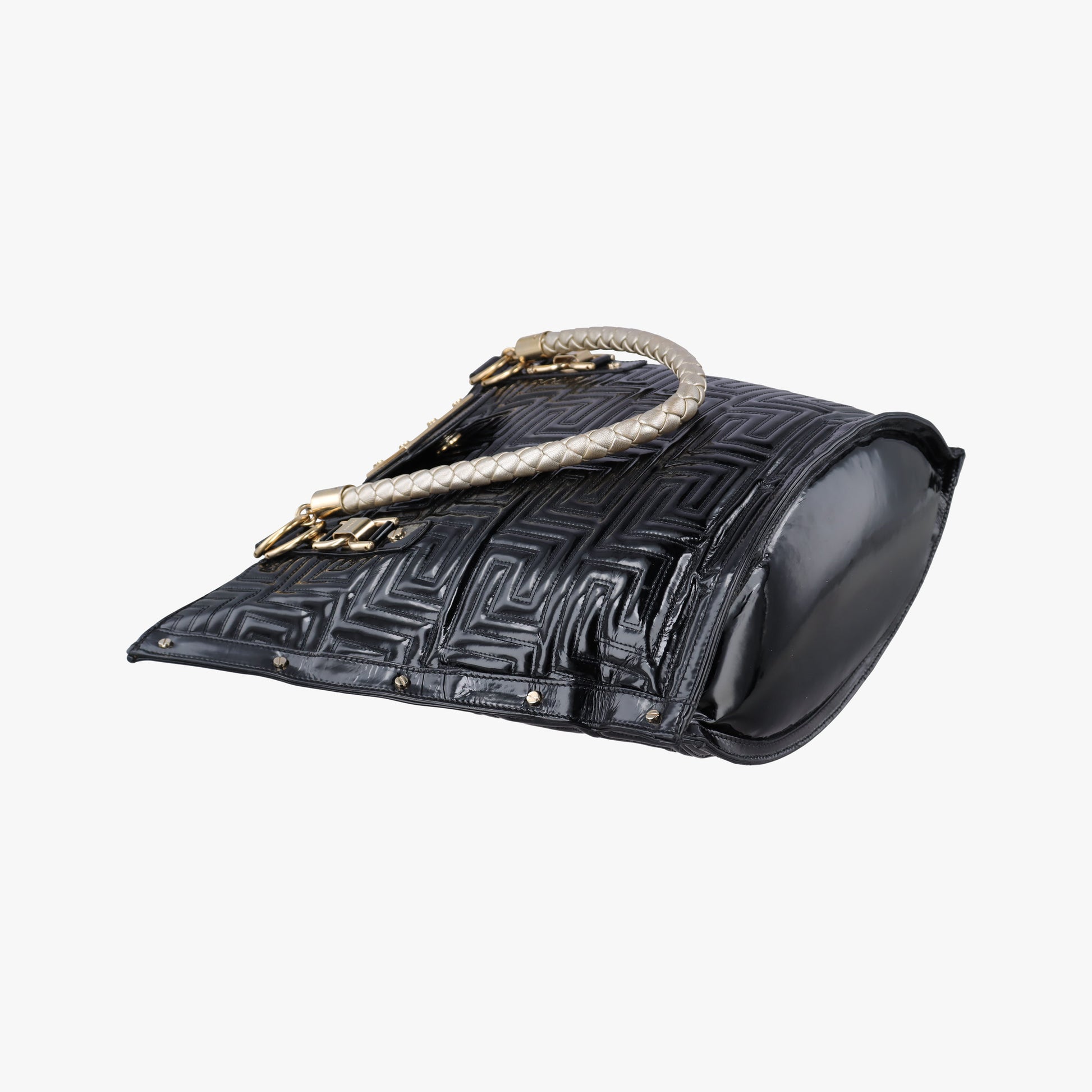 Snap Out Of It Black Patent スナップアウト オブ イット ブラック パテント 