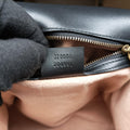 Queen Margaret Bamboo Black×White Leather 476664 E022769871クイーンマーガレット バンブー ブラック×ホワイト レザー 476664 E022769871