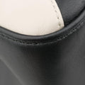 Queen Margaret Bamboo Black×White Leather 476664 E022769871クイーンマーガレット バンブー ブラック×ホワイト レザー 476664 E022769871
