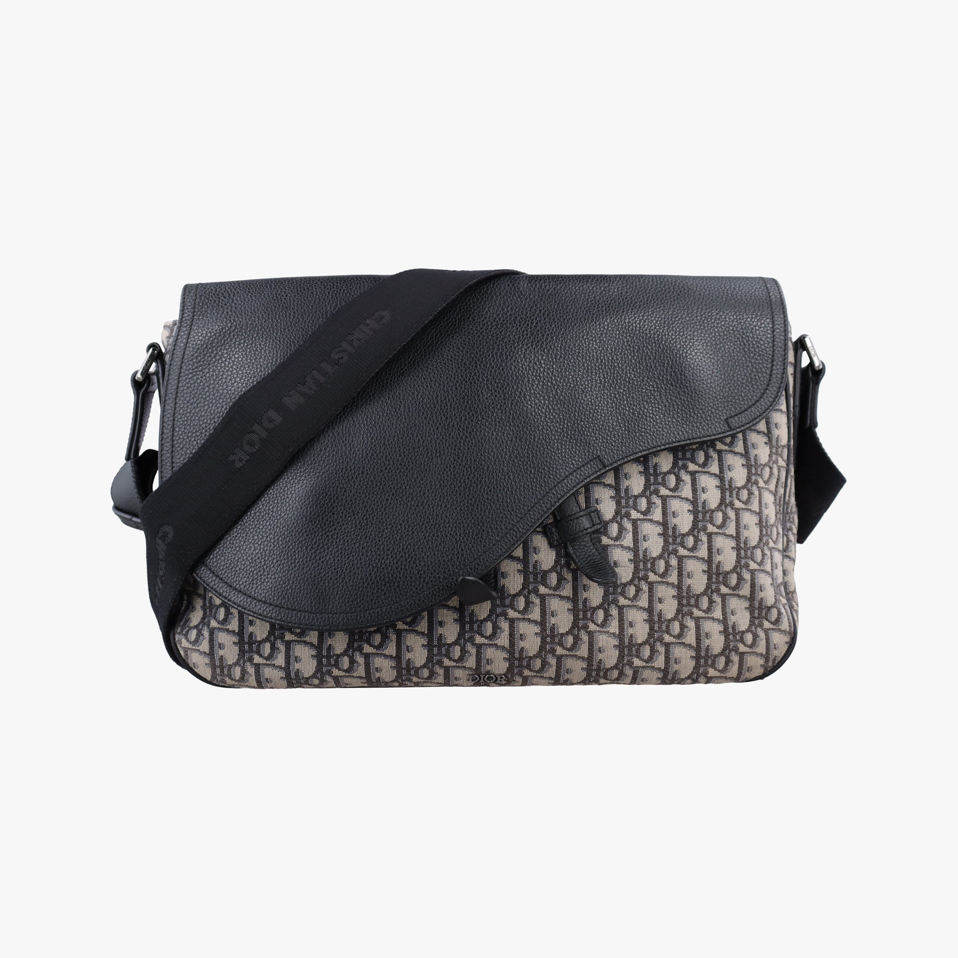 Oblique Saddle Navy×Black Jacquard×Leather 29-BO-1210オブリーク サドル ネイビー×ブラック ジャガード×レザー 29-BO-1210