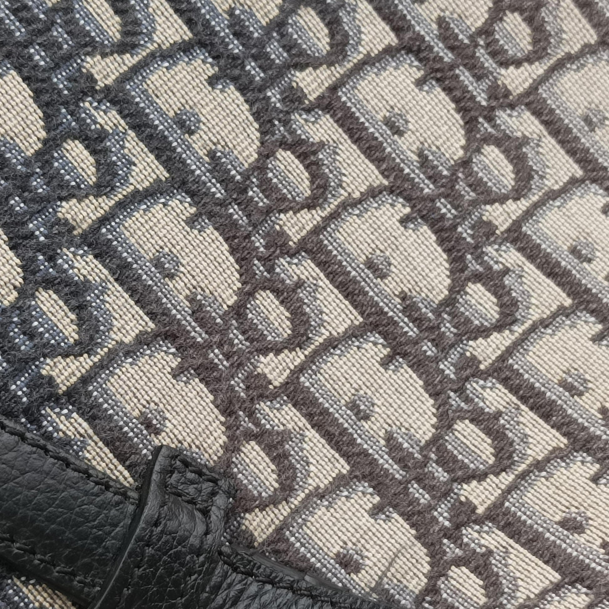 Oblique Saddle Navy×Black Jacquard×Leather 29-BO-1210オブリーク サドル ネイビー×ブラック ジャガード×レザー 29-BO-1210