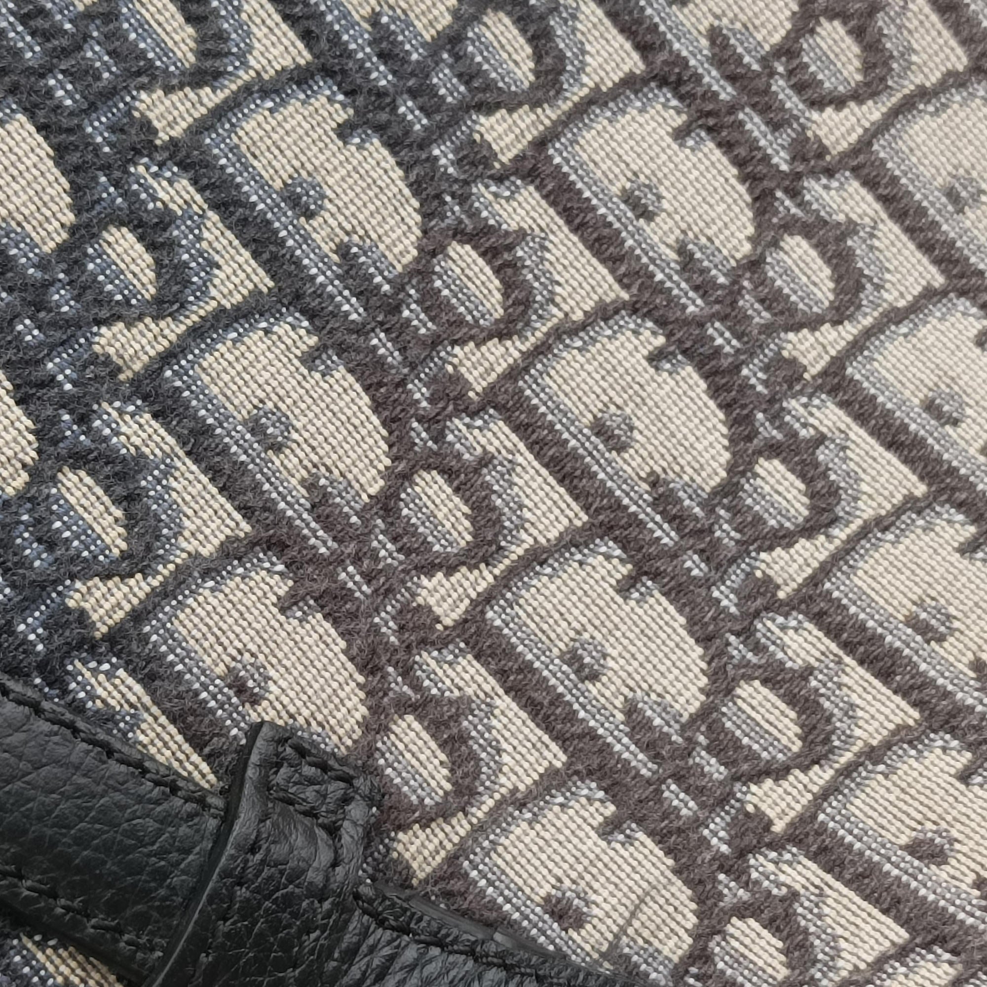 Oblique Saddle Navy×Black Jacquard×Leather 29-BO-1210オブリーク サドル ネイビー×ブラック ジャガード×レザー 29-BO-1210