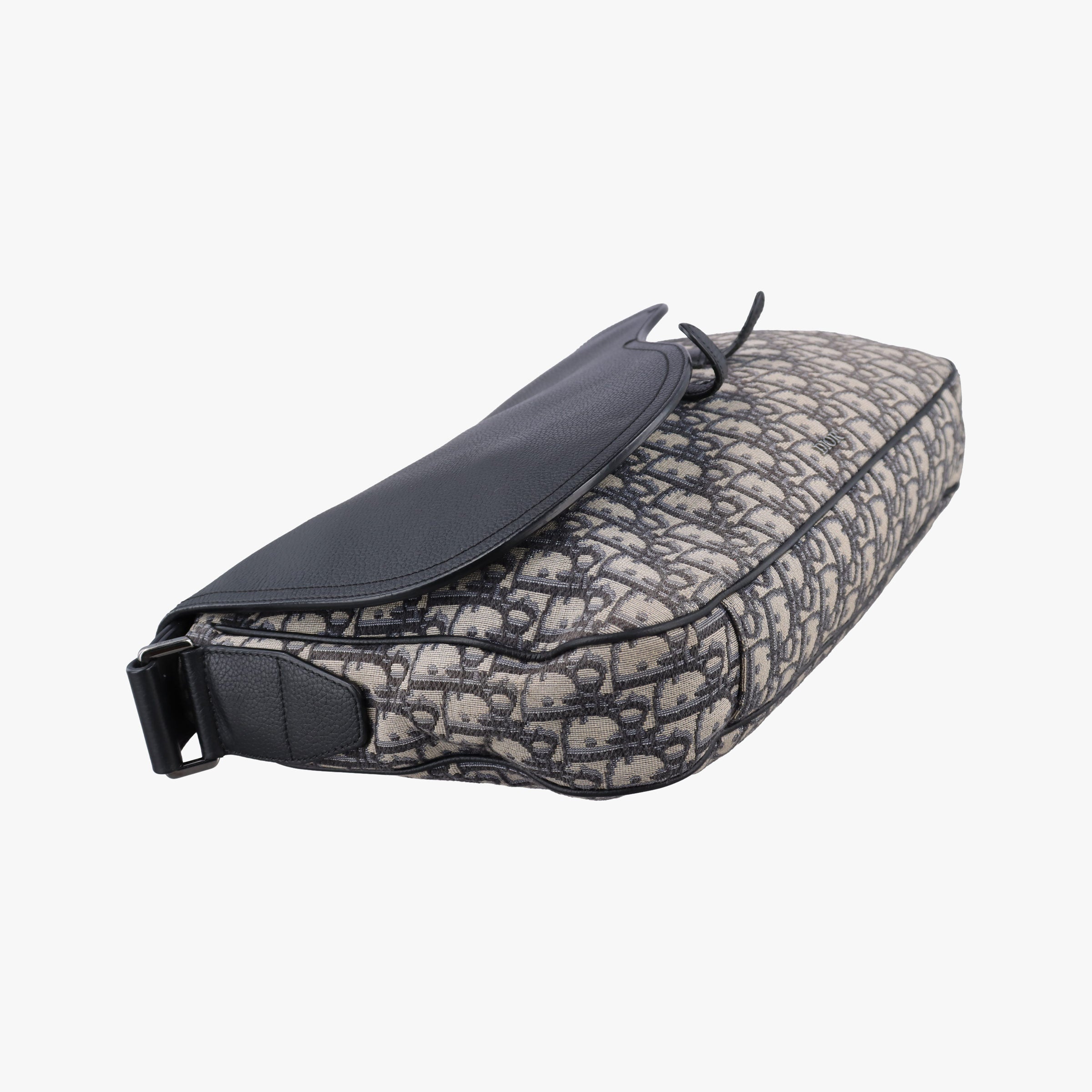 Oblique Saddle Navy×Black Jacquard×Leather 29-BO-1210オブリーク サドル ネイビー×ブラック ジャガード×レザー 29-BO-1210