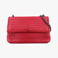 Intrecciato Olimpia Red lambskin B06397585Cイントレチャート オリンピア レッド ラムスキン B06397585C