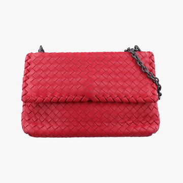 Intrecciato Olimpia Red lambskin B06397585Cイントレチャート オリンピア レッド ラムスキン B06397585C