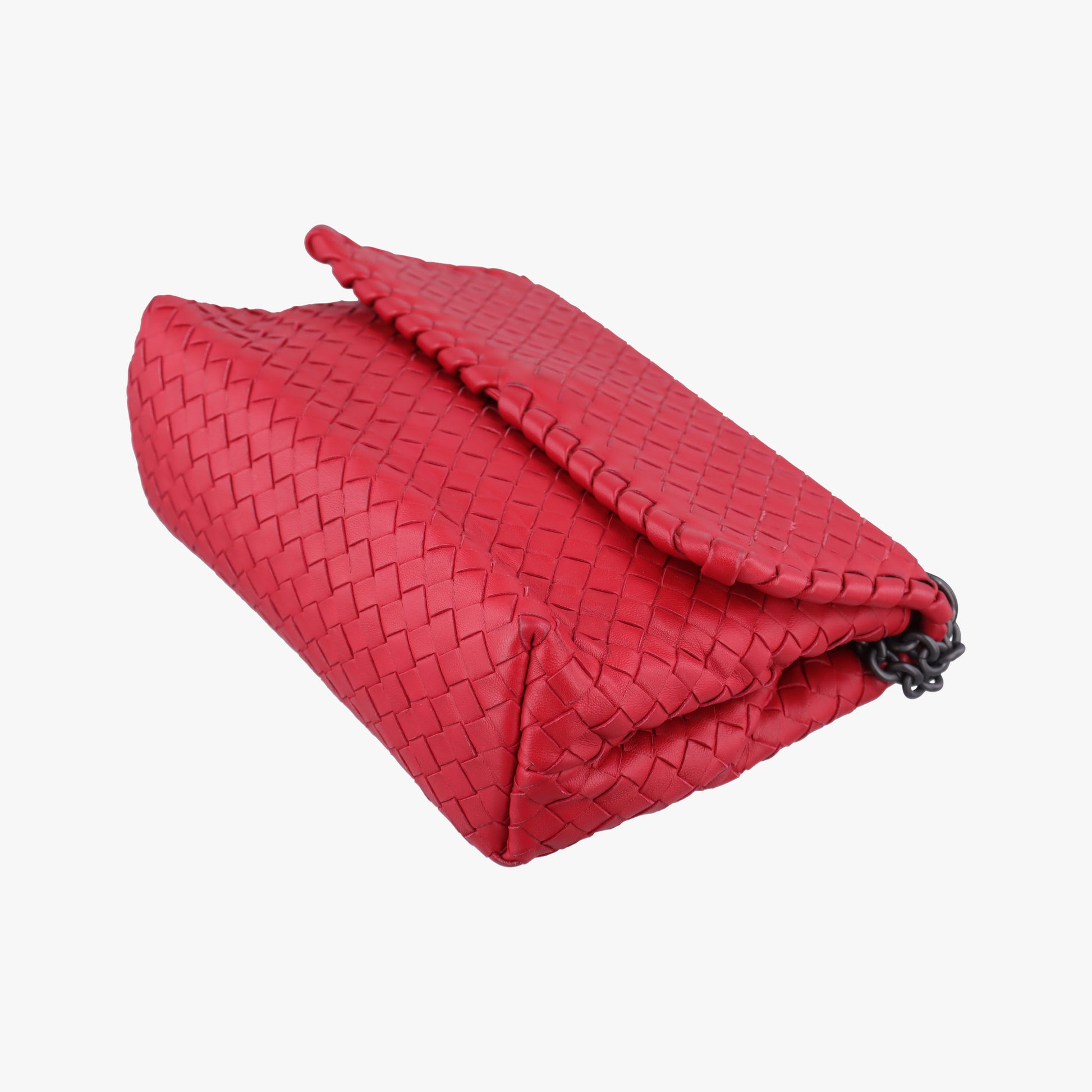 Intrecciato Olimpia Red lambskin B06397585Cイントレチャート オリンピア レッド ラムスキン B06397585C