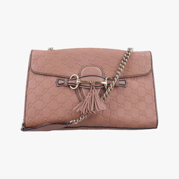 Emily Pink Leather 295402 I012766578エミリー ピンク レザー 295402 I012766578