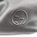 Interlocking G Logo Soho Tote Black Leather 368602 G017454241インターロッキングG ソーホー トート ブラック レザー 368602 G017454241