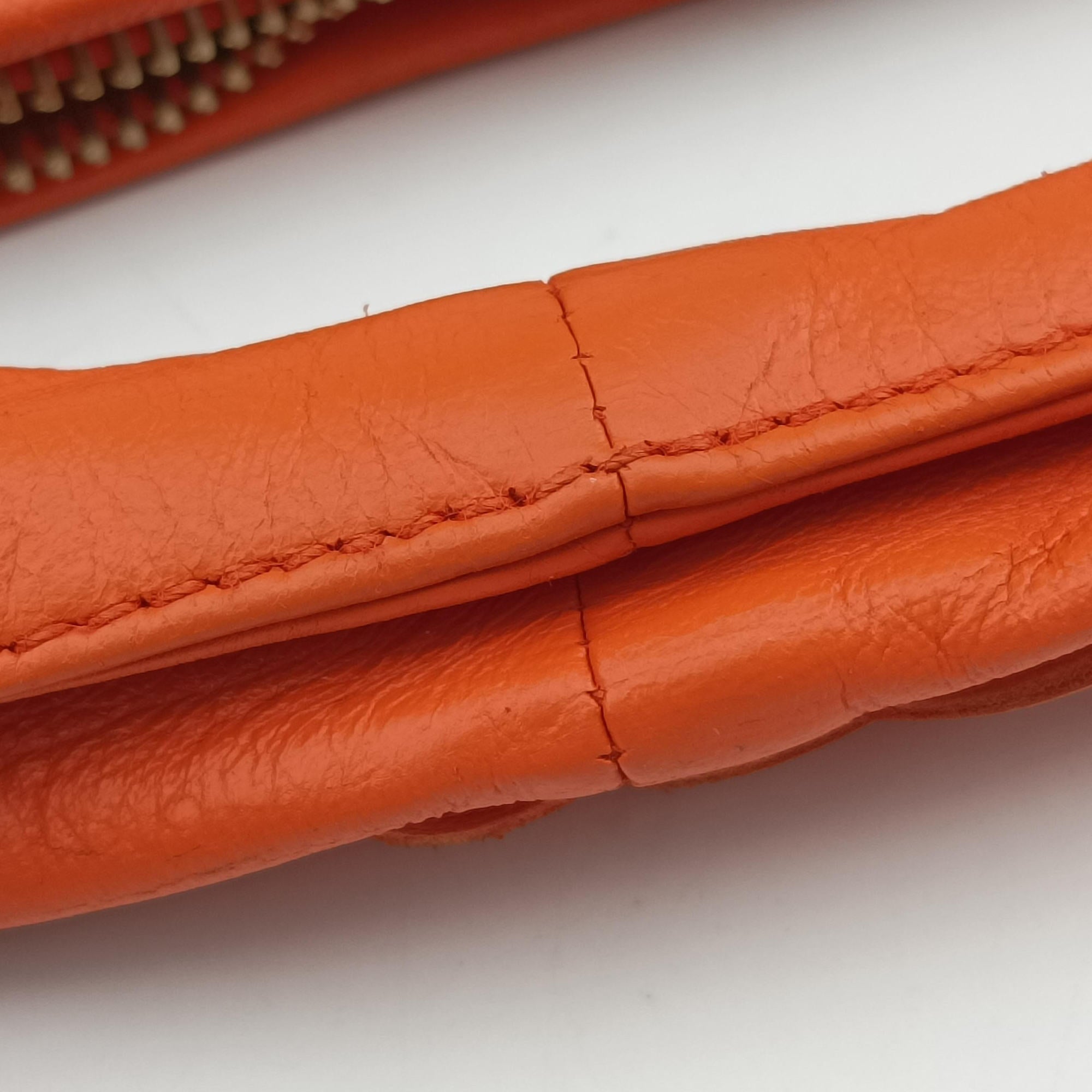 Intrecciato Orange lambskin 115653 V0013 7501イントレチャート オレンジ ラムスキン 115653 V0013 7501
