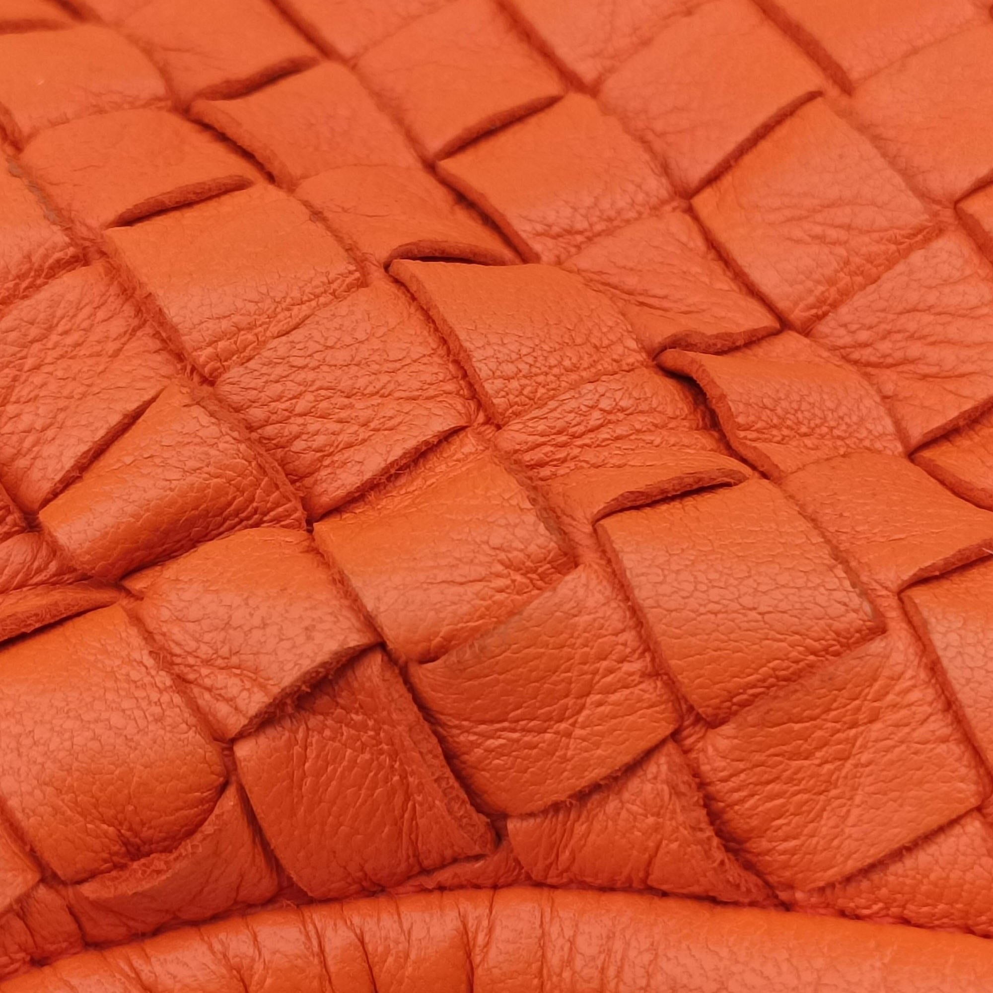 Intrecciato Orange lambskin 115653 V0013 7501イントレチャート オレンジ ラムスキン 115653 V0013 7501