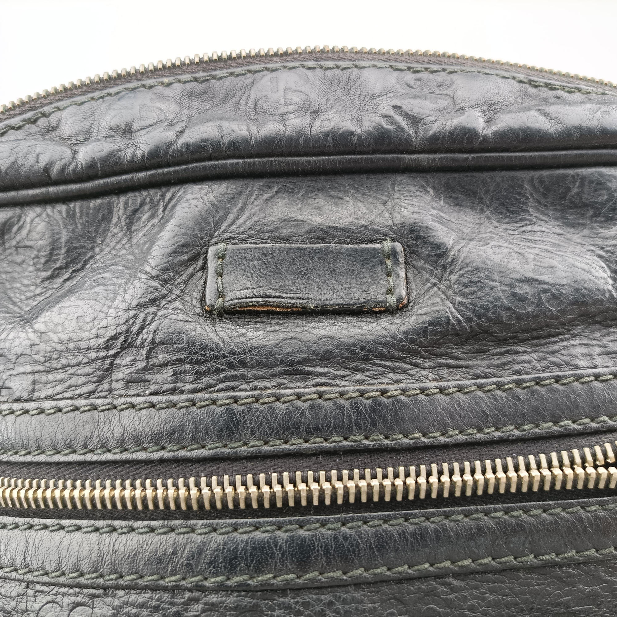 GG Imprime Messenger Black Leather 201448 I7592314GGインプリメ メッセンジャー ブラック レザー 201448 I7592314