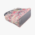 Lady Dior Multicolor Tweed Wool × Metallic Leather 02-MA-0171レディディオール マルチカラー ツイード  × メタリックレザー  02-MA-0171