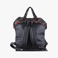 Syd SpikedRed Tartan × BlackCanvas/Velvet × Calfskinシド スタッズレッドチェック × ブラックキャンバス/ベルベット × レザー