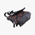 Syd SpikedRed Tartan × BlackCanvas/Velvet × Calfskinシド スタッズレッドチェック × ブラックキャンバス/ベルベット × レザー