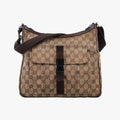 GG canvas Messenger Beige × Dark Brown canvas 131211 GG キャンバス メッセンジャー ベージュ×ダークブラウン キャンバス 131211 
