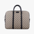 GG Supreme Brown×Black PVC coated canvas×Leather 450944 F021018010GGスプリーム ブラウン×ブラック PVCコーティングキャンバス×レザー 450944 F021018010